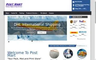 Post Mart of Orem website