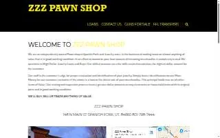 ZZZ Pawn Shop of Payson website