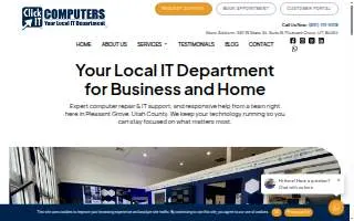 Click IT of Pleasant Grove website