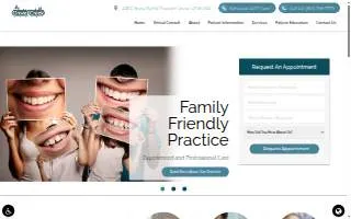 Grove Creek Dental website
