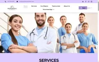 Professional Dental website