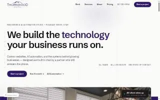 Thornwood Digital website