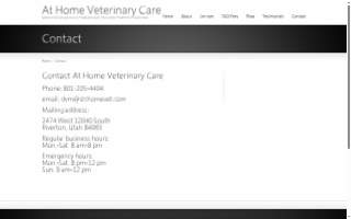 At Home Veterinary Care