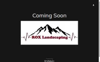 ROX Landscaping website