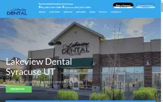 Lakeview Dental of Roy website
