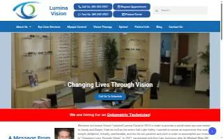 Lumina Vision website