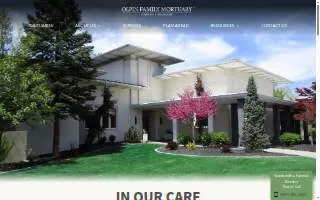 Olpin Family Mortuary website