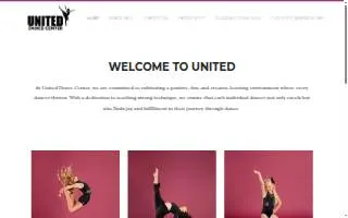 United Dance Center website