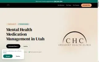 Crescent Health Clinic website