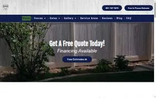 Diamond Fence of South Jordan website