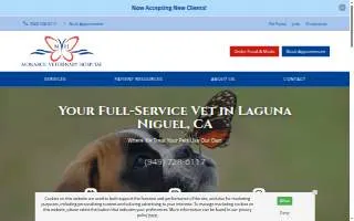 Monarch Veterinary Hospital of South Jordan website