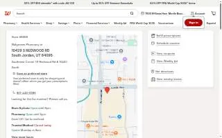 Walgreens Pharmacy of South Jordan website