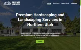 Deseret Landscaping of South Ogden website