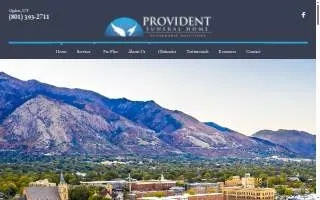 Provident Funeral Home website