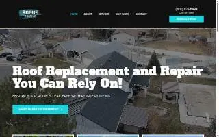 Rogue Roofing LLC website