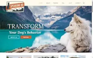 Speaking K9 website