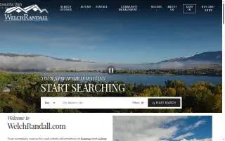 Welch Randall Real Estate website