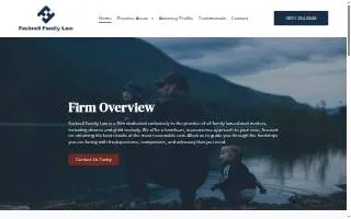 Fackrell Family Law, PLLC website