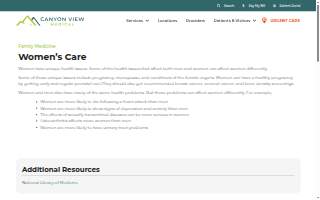 Canyon View Medical, Women's Care - Spanish Fork