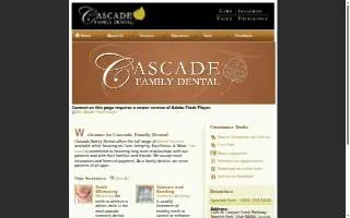 Cascade Family Dental of Spanish Fork website