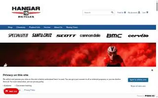 Hangar 15 Bicycles website
