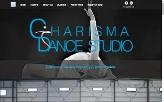 Charisma Dance Studio website
