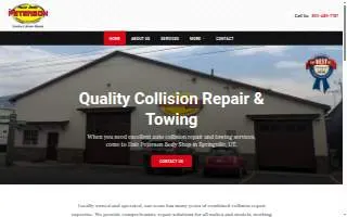 Dale Peterson Auto Body website
