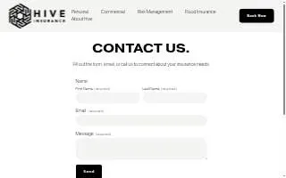 Hive Insurance website