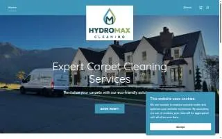 HydroMax Cleaning website