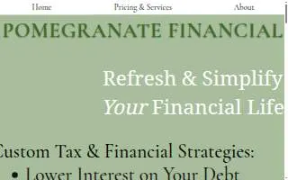 Pomegranate Financial LLC of Springville website