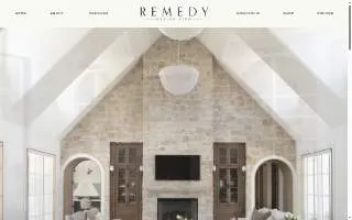Remedy Design Firm website