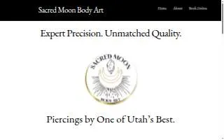 Sacred Moon Body Art website