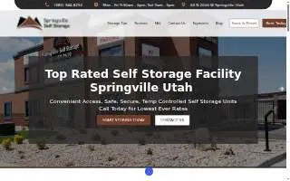 Springville Self Storage West website