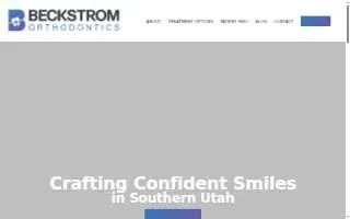 Beckstrom Orthodontics | St. George website
