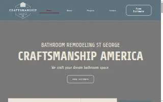 Craftsmanship America Bathroom Remodel St George Utah website