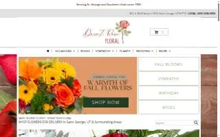 Desert Rose Floral website