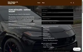 Duke Detailers website