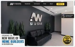 New Wave Construction of St. George website