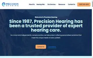 Precision Hearing of St. George website