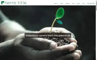 Terra Title Company of St. George website