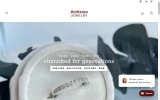Belliston Jewelry website
