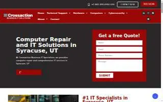 Computer Repair & Support for Northern Utah website