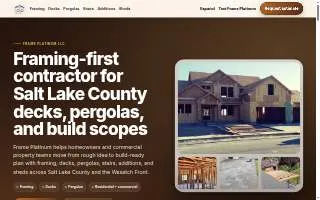 Frame platinum llc website