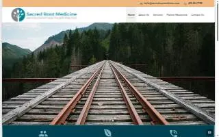 Sacred Spaces Therapy website