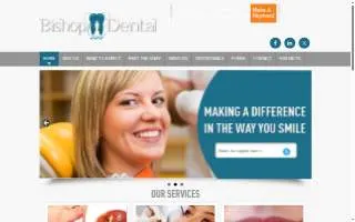 Bishop Dental website