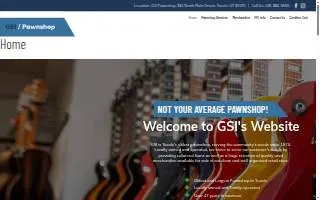 GSI Pawnshop website