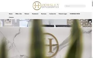 Horsley Orthodontics Tooele website