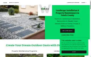 SWARD Landscaping website