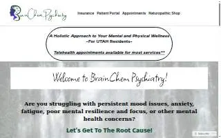 BrainChem Psychiatry website