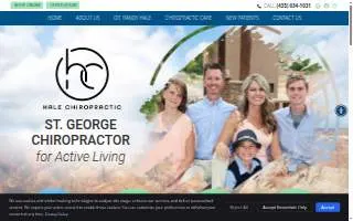 Hale Chiropractic website